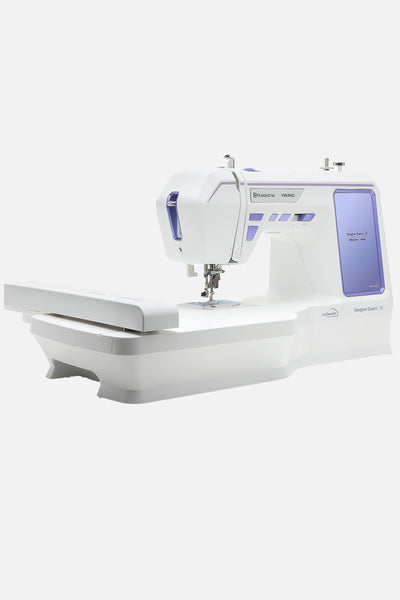 Quartz 29 Husqvarna VIKING (Frontansicht der Stickmaschine)