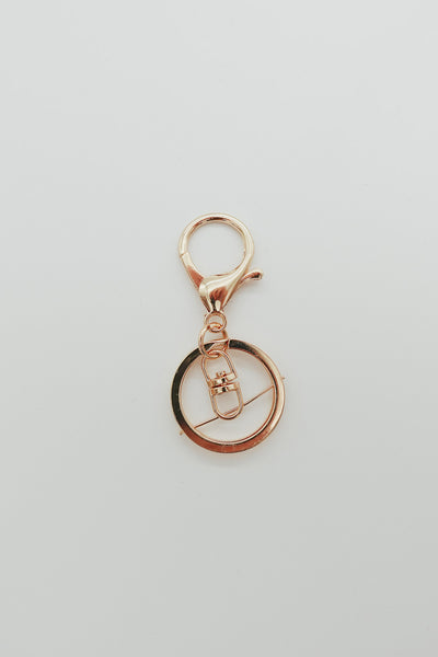 Schlüsselanhänger Ringe Schnappverschluss Gold