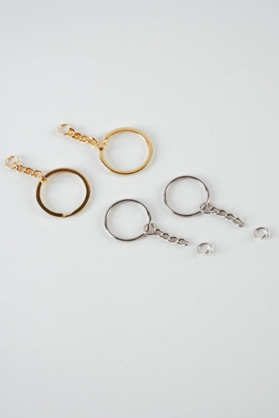 Schlüsselringe gold silber