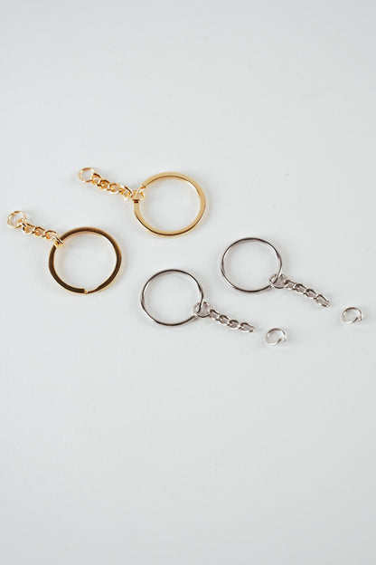 Schlüsselringe gold silber