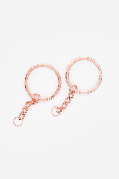 Schlüsselringe (2er-Set) rosegold