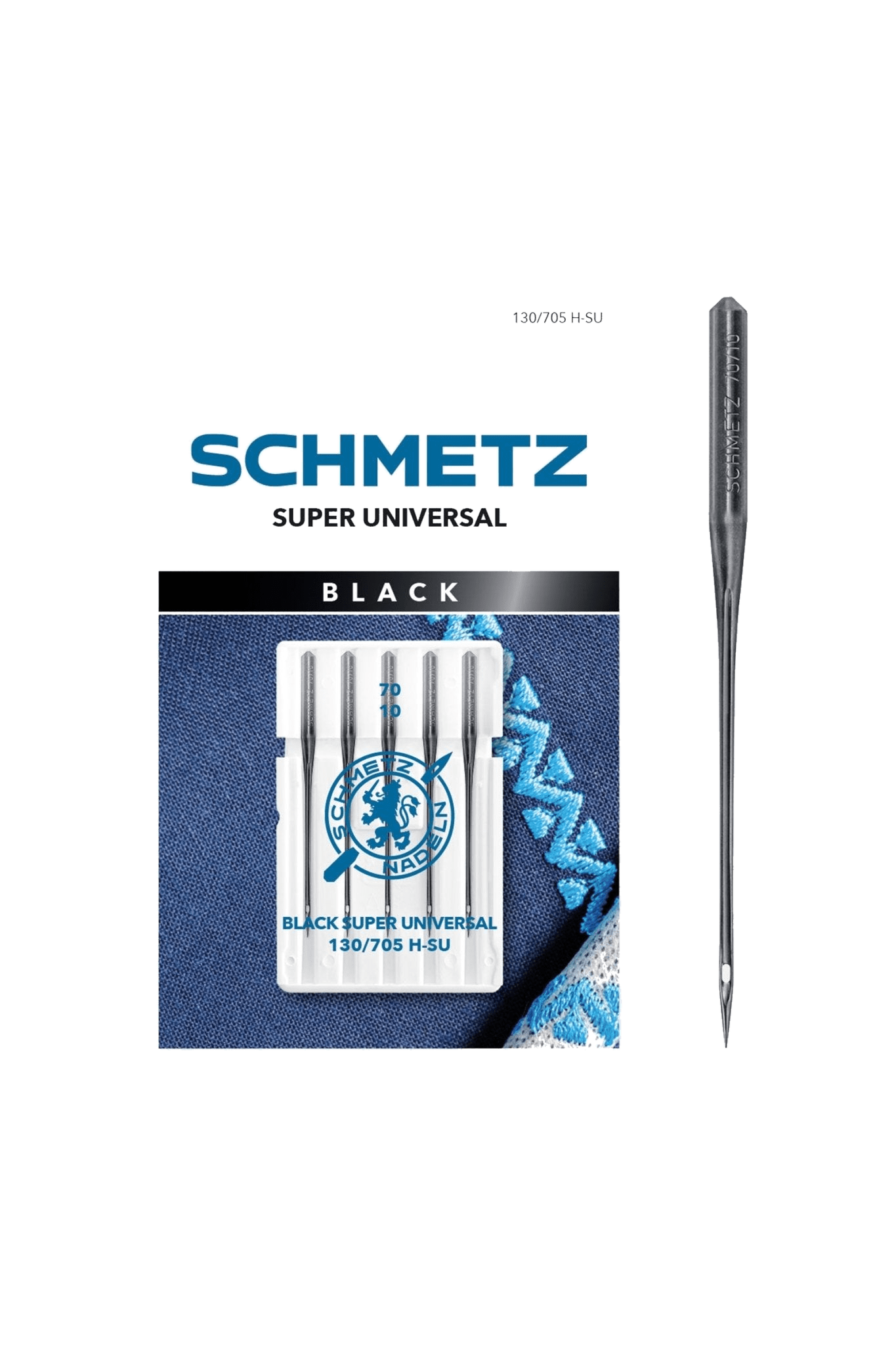 Schmetz Black Super Universal-Nadel / System 130 / 705 H-SU VES in Produktansicht