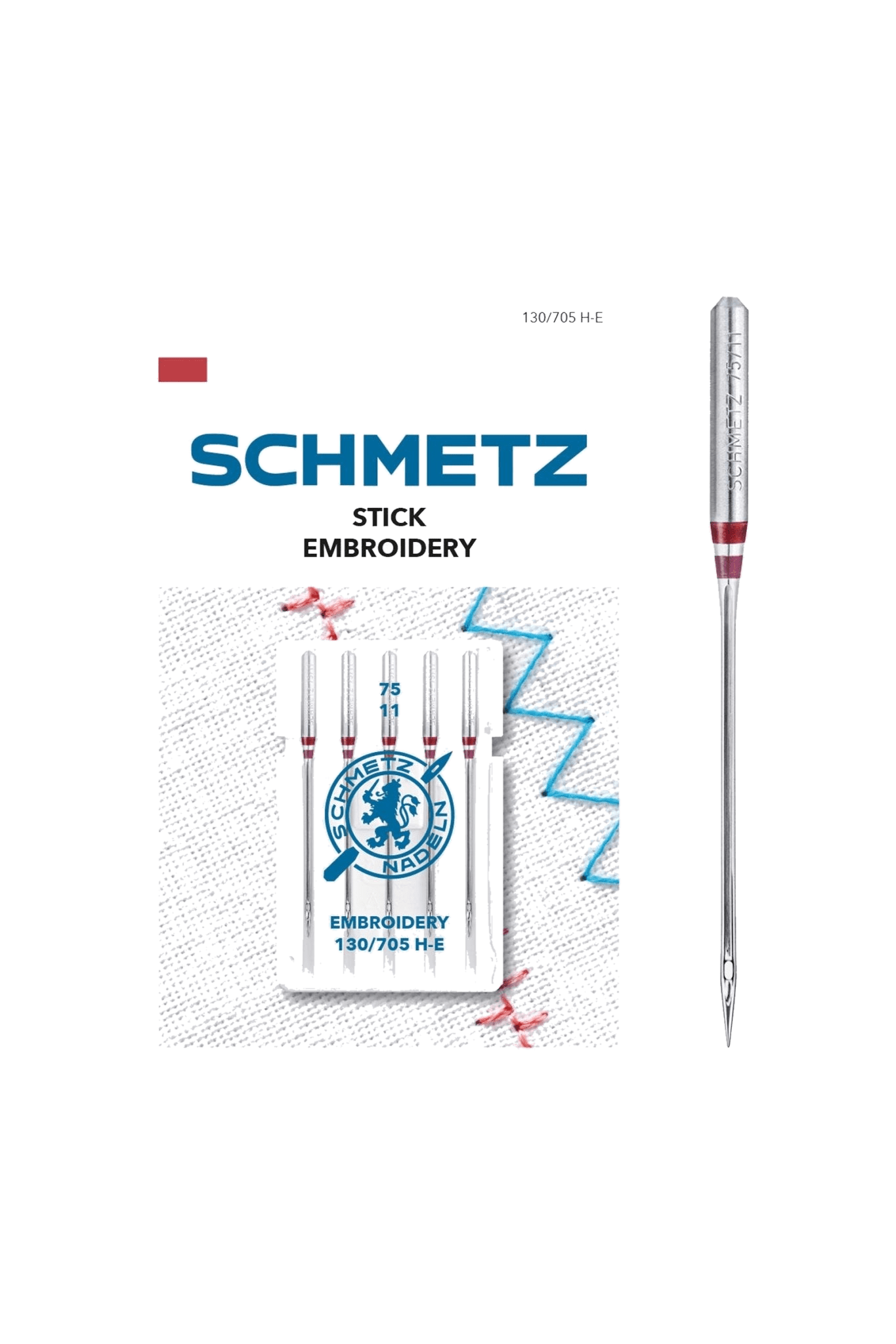 Schmetz Stick-Nadel Stärke 75 / System 130 / 705 H-E in Produktansicht