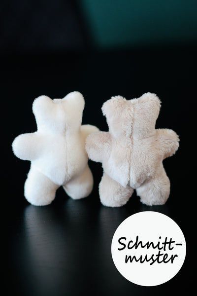 Schnittmuster Gummibär für Kuscheltiere und Schlüsselanhänger
