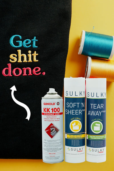 Materialset zum Shirt besticken