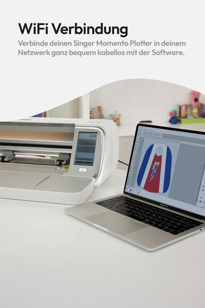 Singer Momento Plotter mit Computer