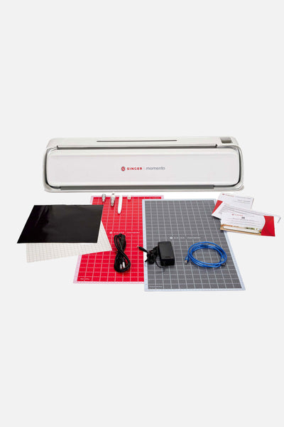 Lieferumfang des SINGER MOMENTO Plotters