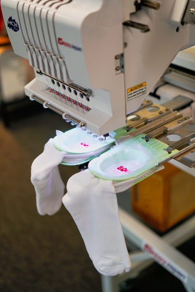 Sockenklemme für Mehrnadelstickmaschine happyJapan