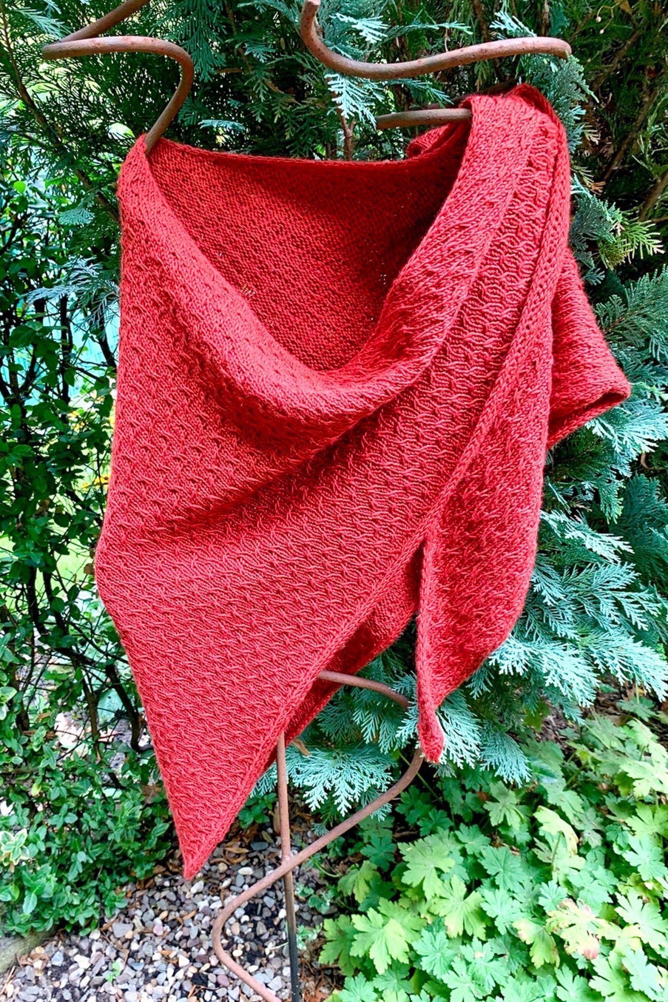 Strickanleitung Dreieckstuch SWANA (PDF) - Make ma!