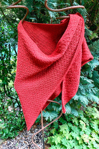 Strickanleitung zum Dreieckstuch »Swanja« (KAL)