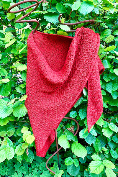 Strickanleitung zum Dreieckstuch »Swanja« (KAL)