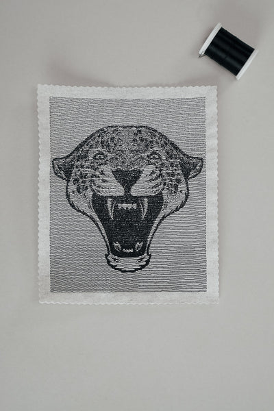 Stickdatei Leopard wild