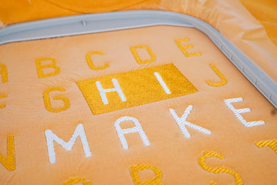 Stickdatei Alphabet / Buchstaben »MODERN«