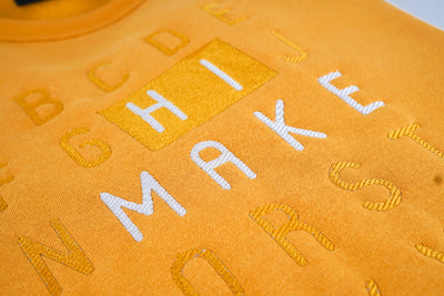 Embroidery file alphabet »MODERN«