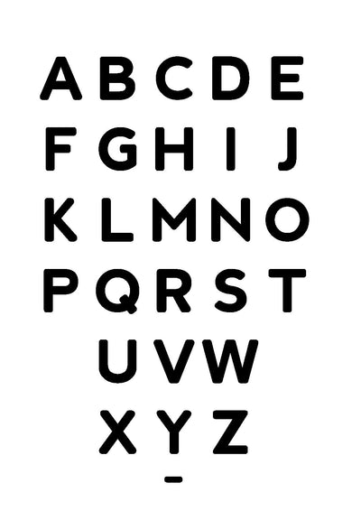 Embroidery file alphabet »Filaine«