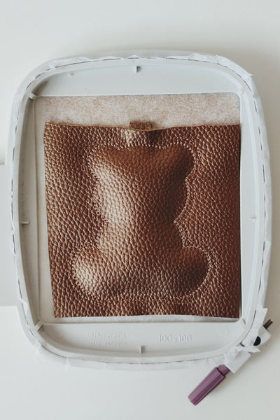 ITH Stickdatei Bären Silhouette zum Fertigen von Anhängern