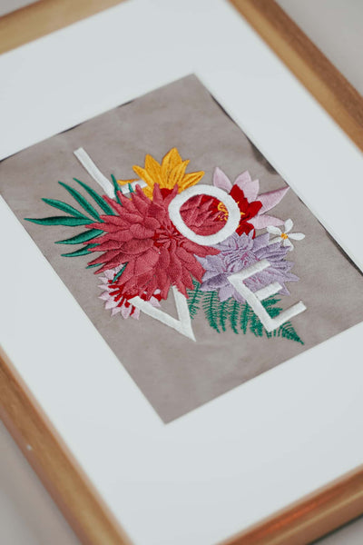 Stickdatei Blumen ranke