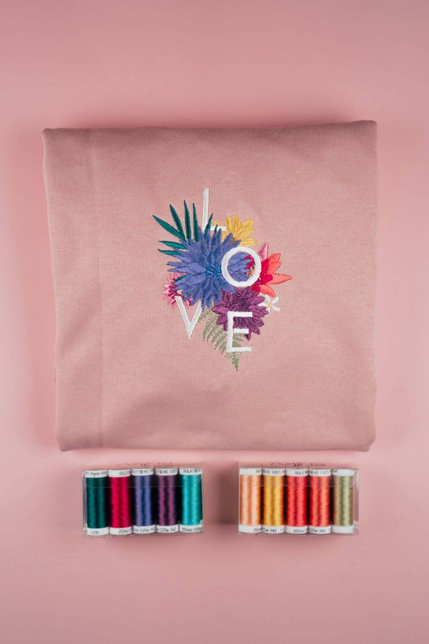 Stickdatei Blumen »LOVE« - Make ma!