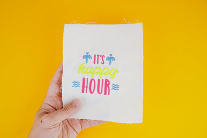 Stickdatei »IT'S HAPPY HOUR«