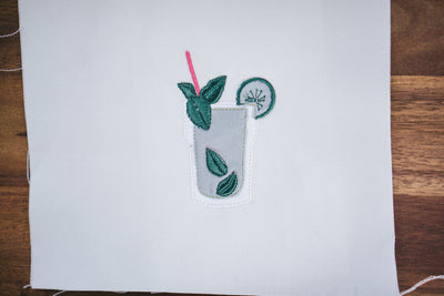 Stickdatei Cocktail Mojito