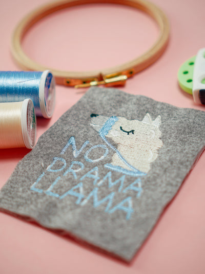 Stickdatei DIY Eule Lama