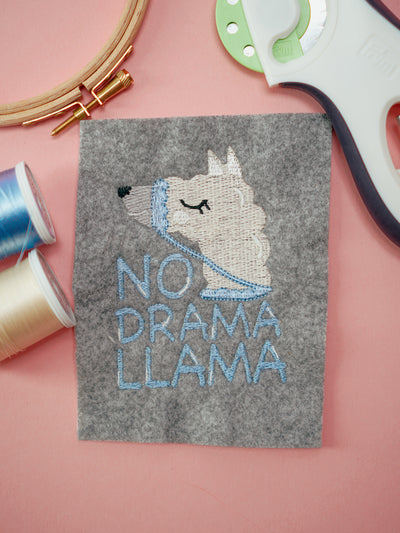 Stickdatei Lama von DIY Eule