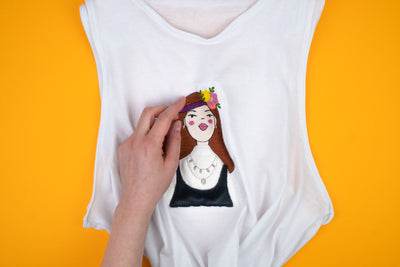 Stickdatei Applikation Fashionista IV