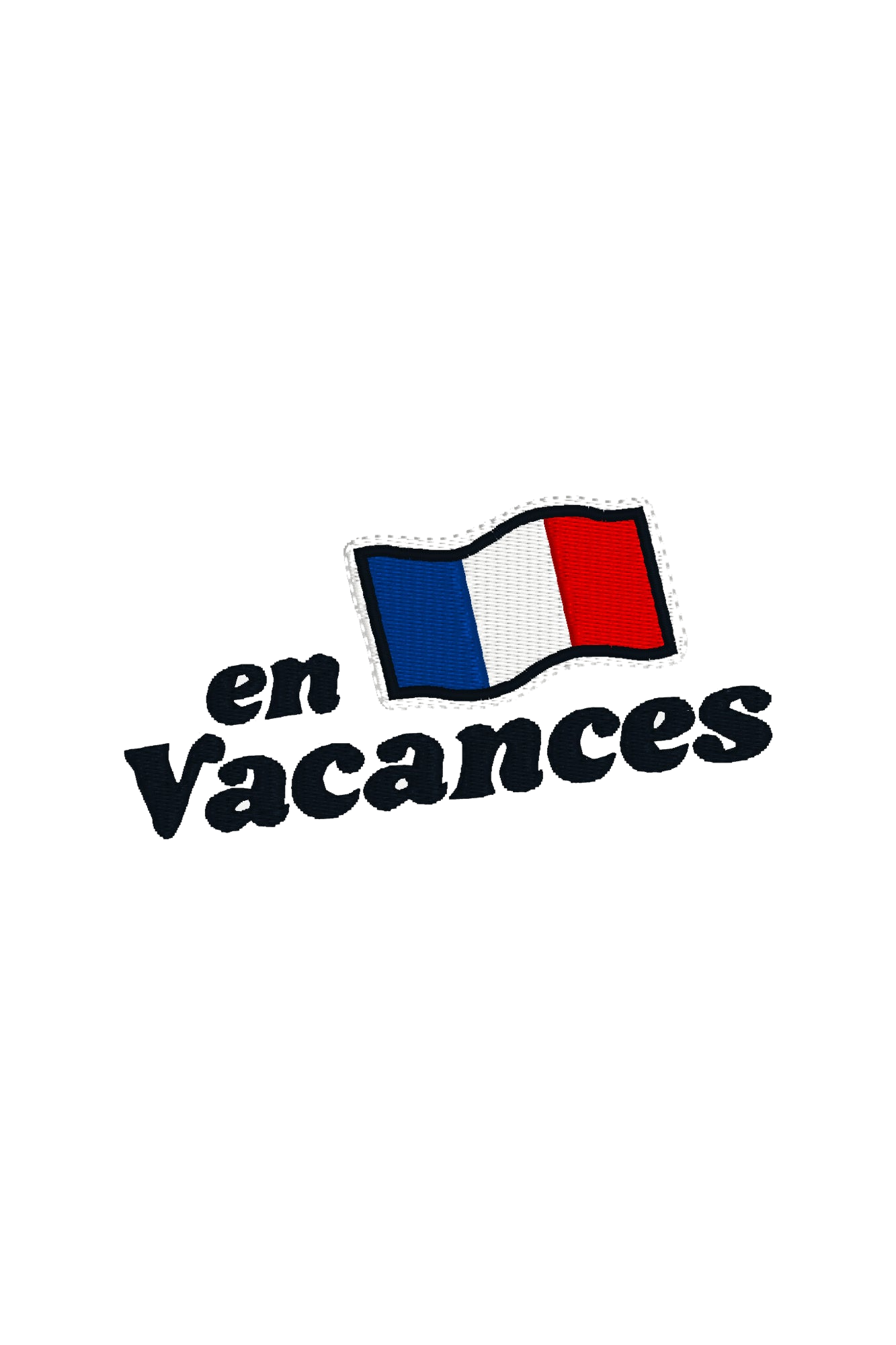 Stickdatei Frankreich Urlaub in Produktansicht
