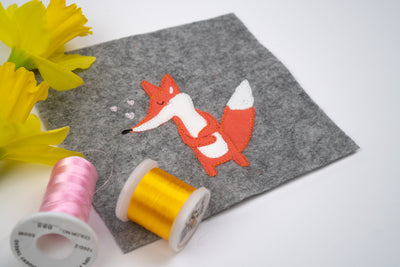 Stickdatei Fuchs Applikation