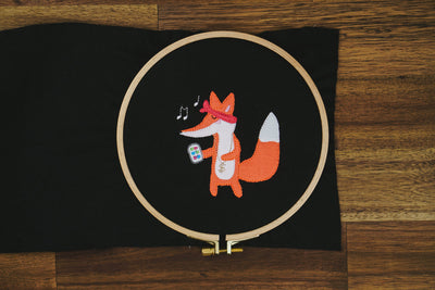 Stickdatei Fuchs »Hip Hop«