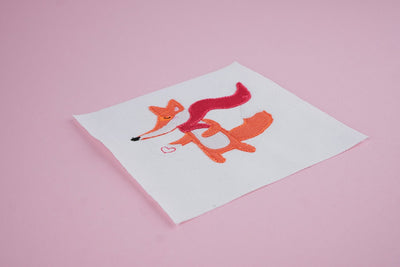 Stickdatei Fuchs (Applikation)