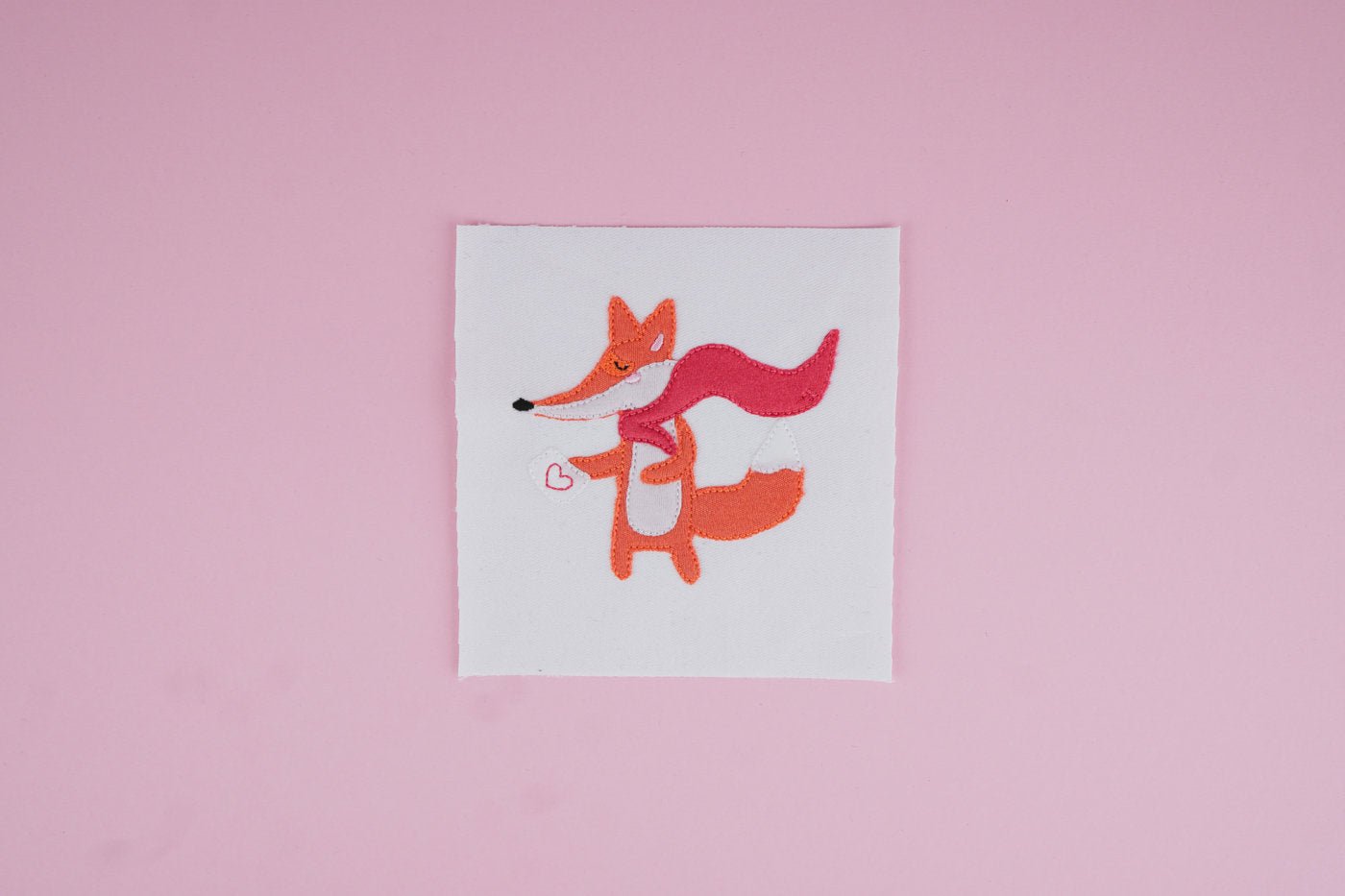 Stickdatei Fuchs (Applikation)