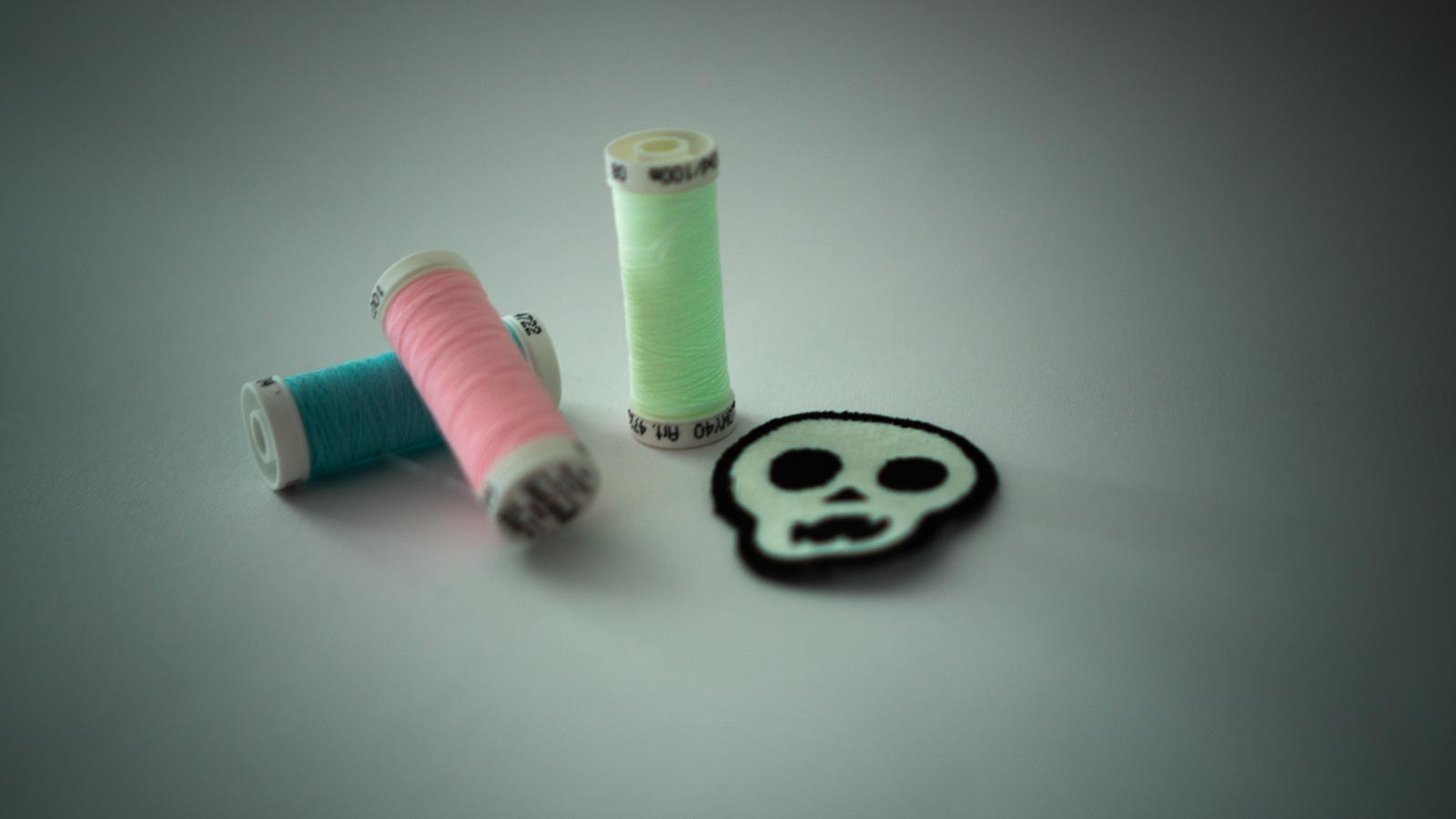 sticken mit Leuchtgarn