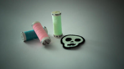 sticken mit Leuchtgarn