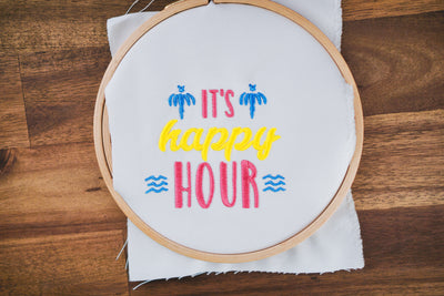 Stickdatei »IT'S HAPPY HOUR«