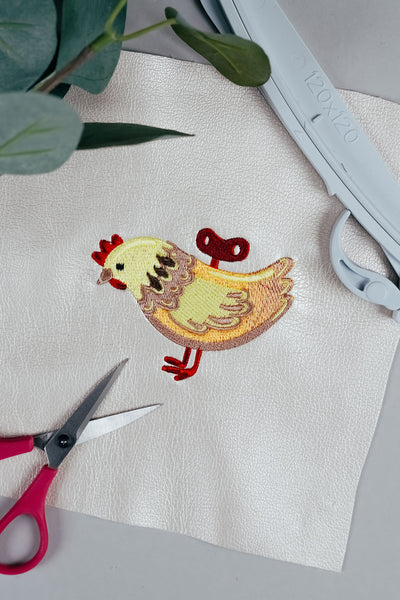 Stickdatei Spielzeughuhn