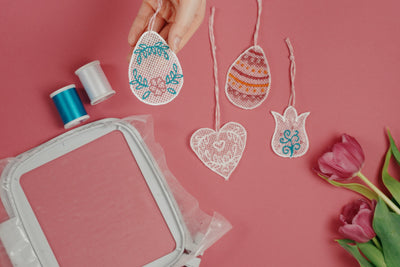 Stickdateien Ostern Lace ITH