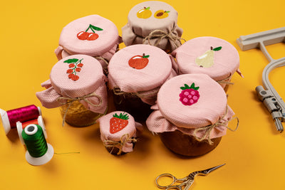 Stickdatei Marmeladengläser