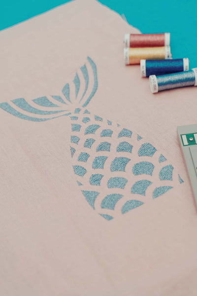 Stickdatei Meerjungfrau