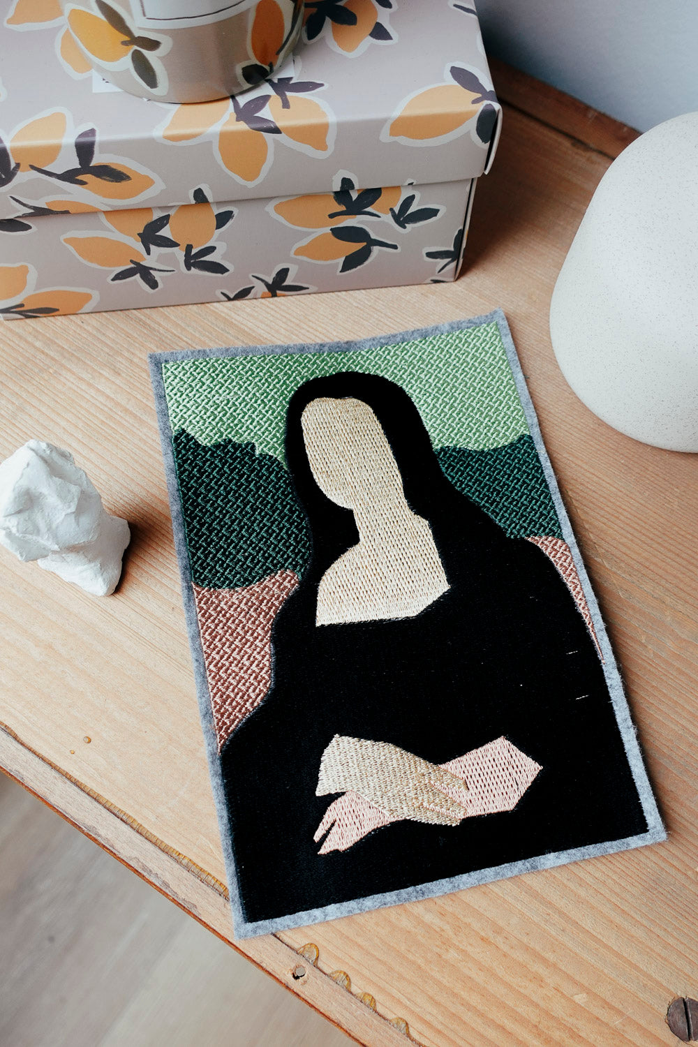 Stickdatei Mona Lisa