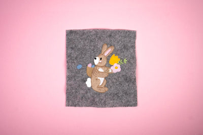 Stickdatei Osterhase bringt Eier - Make ma!