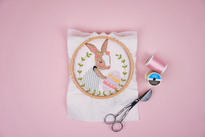 Stickdatei Osterhase (Applikation)