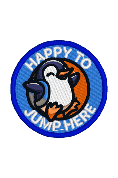 Stickdatei Patch »Happy Pinguin« in product view