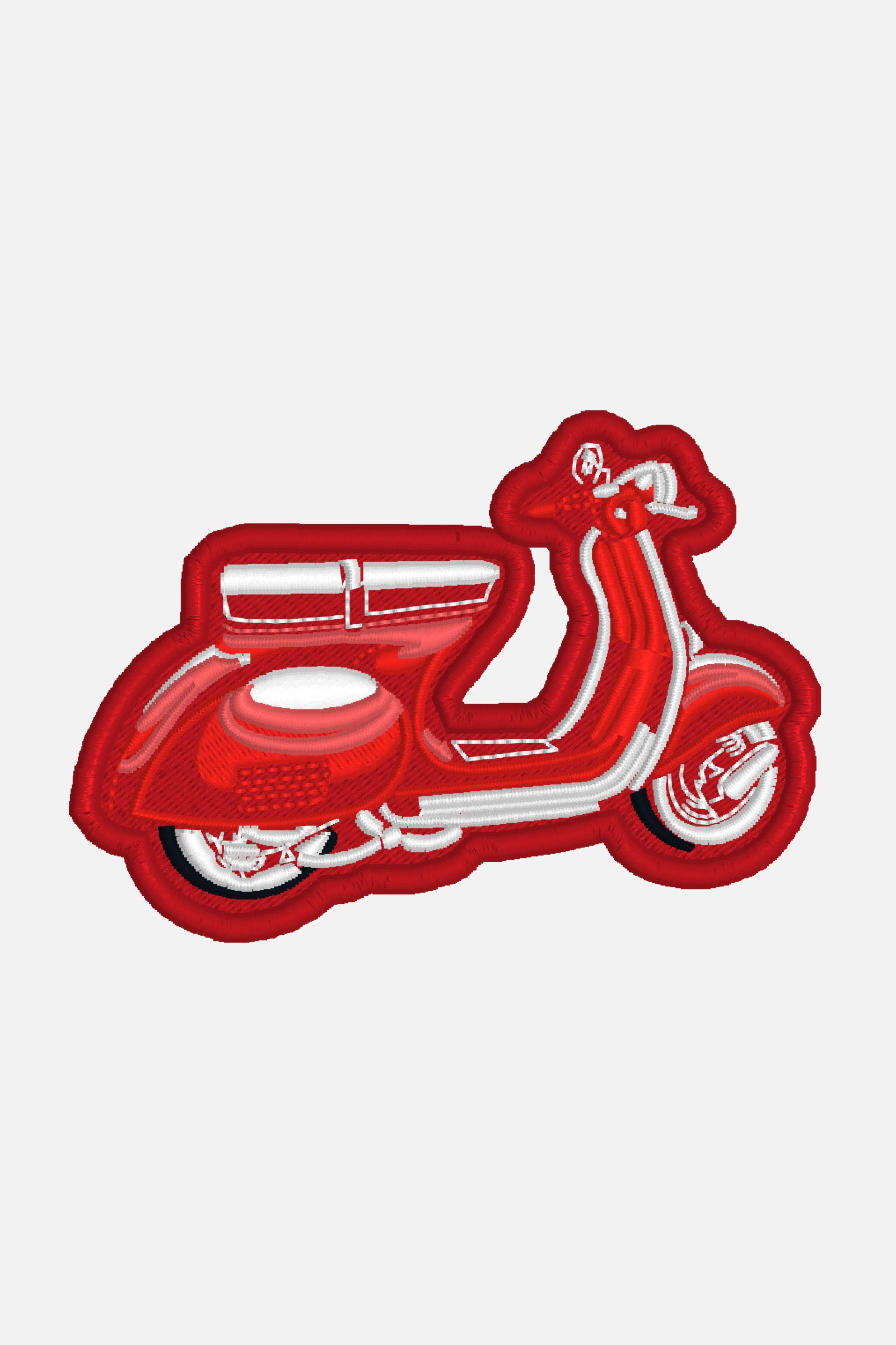 Stickdatei Patch »Scooter, Roller, Vespa«