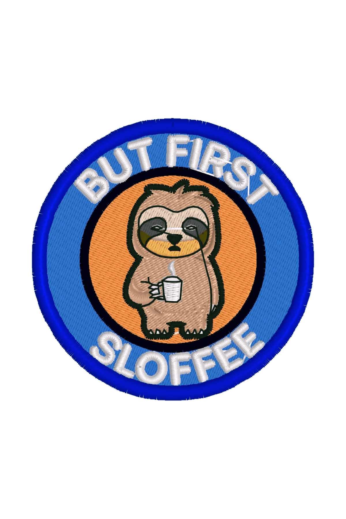 Stickdatei Patch »Sloffee«, vue du produit