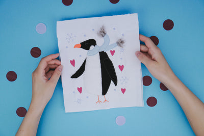 Stickdatei Pinguin