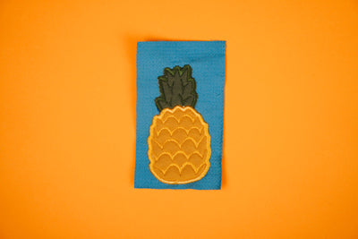 Applikation Stickdatei »Ananas« mit Plustervlies