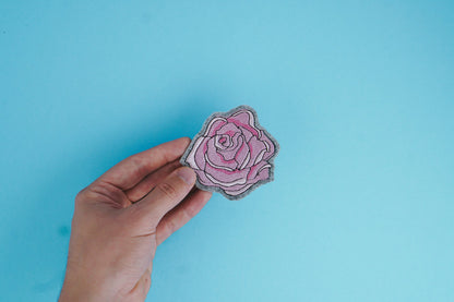 Stickdatei Rose (Anwendungsbeispiel)
