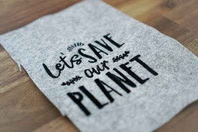 Stickdatei »Let's save our Planet«