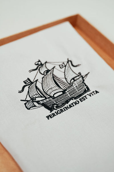 Stickdatei Schiff ideal für z.B. Hoodie / Pullover